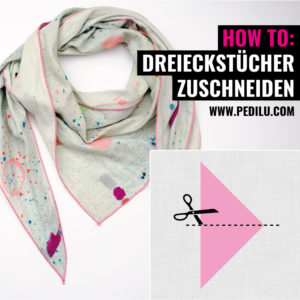 How to: Dreieckstücher zuschneiden, Tutorial