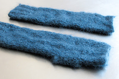 Olle Kamelle: Mohair-Armstulpen